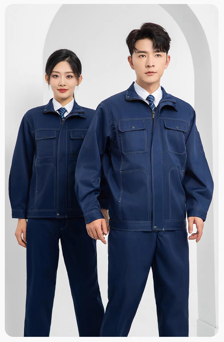 春秋季防水防静电防酸碱工作服套装男女劳保服耐磨耐脏耐腐蚀工装详情19
