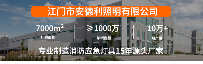 新国标消防应急灯led安全出口指示灯楼道走廊逃生停电疏散标志灯详情1