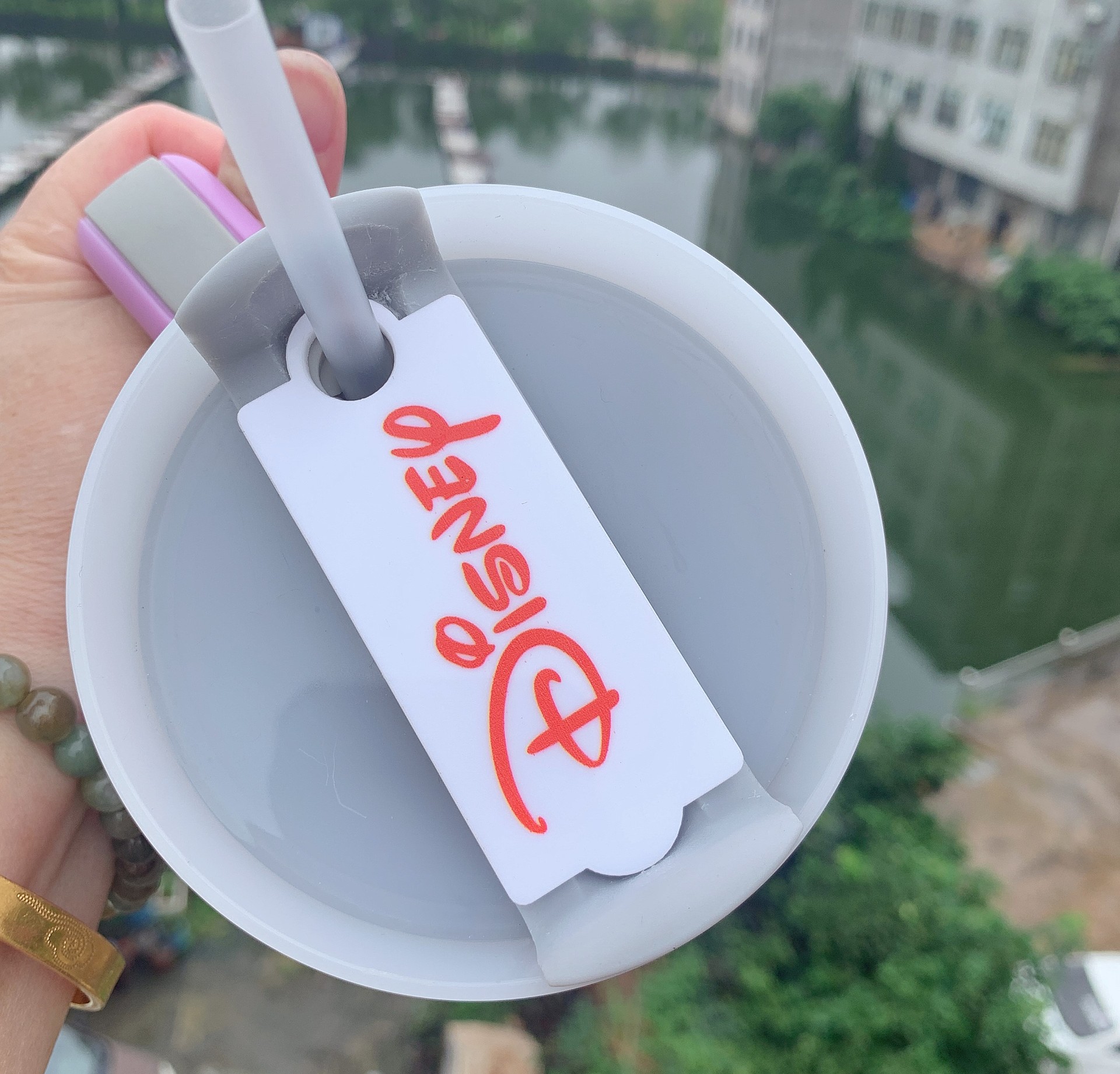 亚克力识别牌斯坦利杯子杯盖吸管标签40OZ配件冰霸 stanley铭牌片详情4