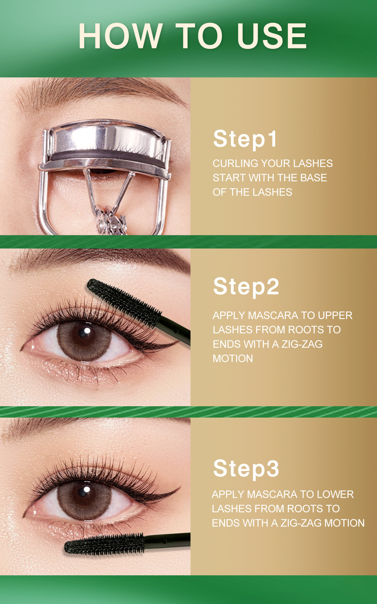 Cross-border exclusive bob Eyelash Mascara is waterproof, sweat-proof, non-staining, thick, curling, quick-drying and shaping for eyelashes as a base pic 12
