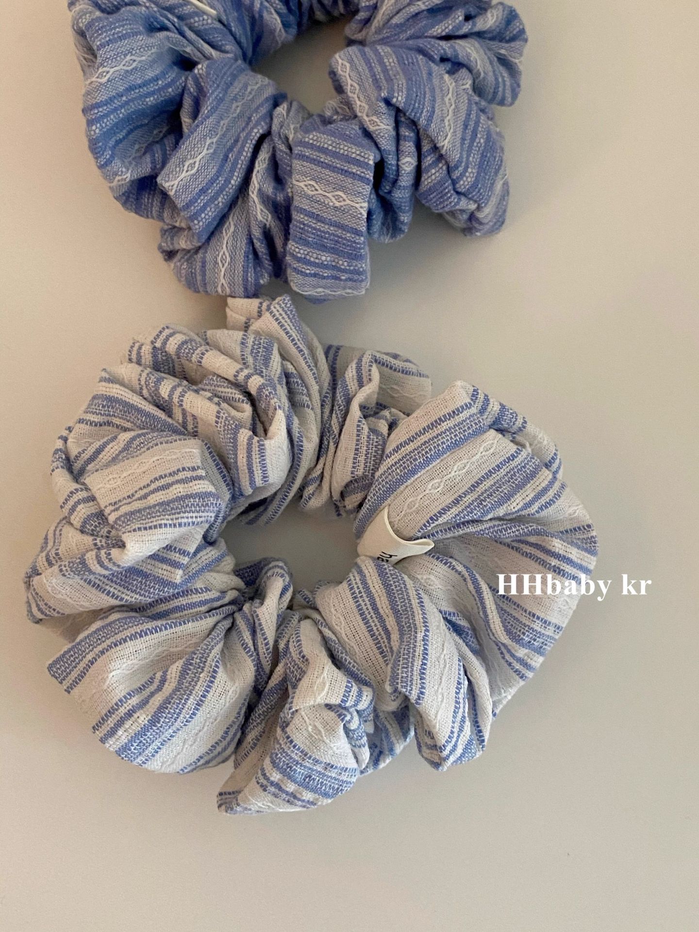 Korean style colorful striped large intestine hair band female Internet celebrity 2025 new summer high-J-look bun hair rope accessory pic 8