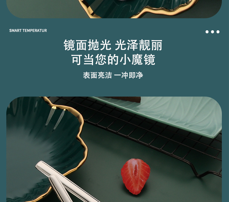 316 spoons, stainless steel spoons, 304 small soup spoons wholesale, spoons for household use, commercial use, Chinese trend style flat-bottomed spoons pic 11