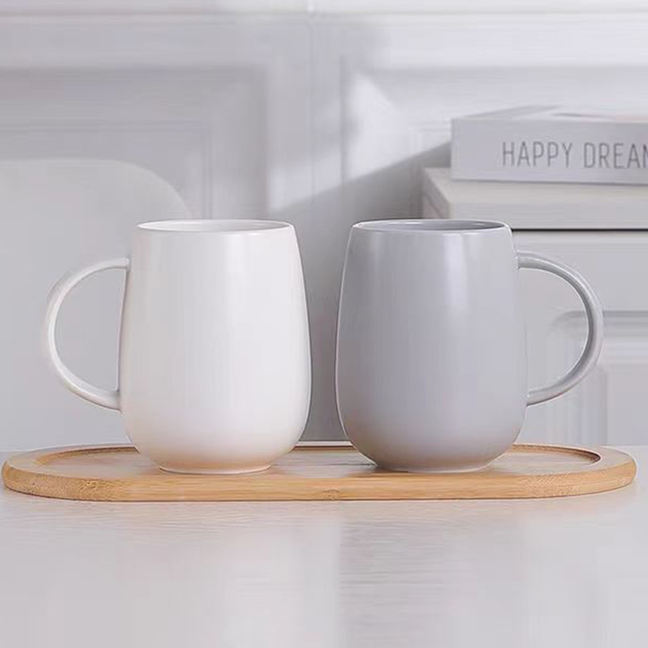 全季酒店同款水杯日式家用马克杯情侣陶瓷杯子白瓷简约风详情2