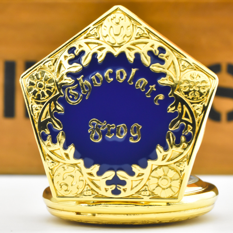 Hot-selling Harry Potter Fantastic Beasts Grindelwald Large Pocket Watch, personalized cross-border bestseller, golden pentagonal pic 6