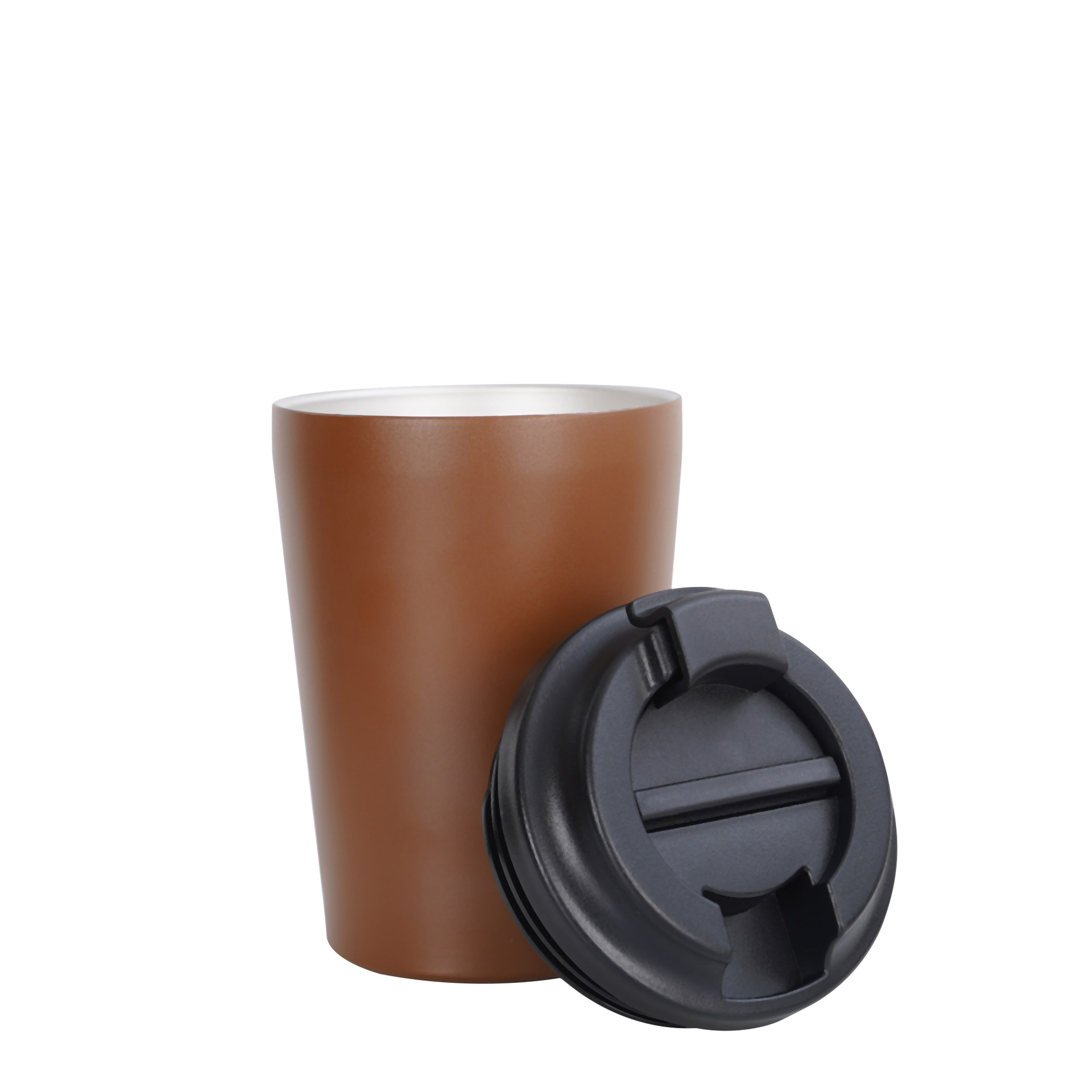 跨境304不锈钢咖啡杯 保温高颜值保温杯便携车载水杯办公室随手杯详情5