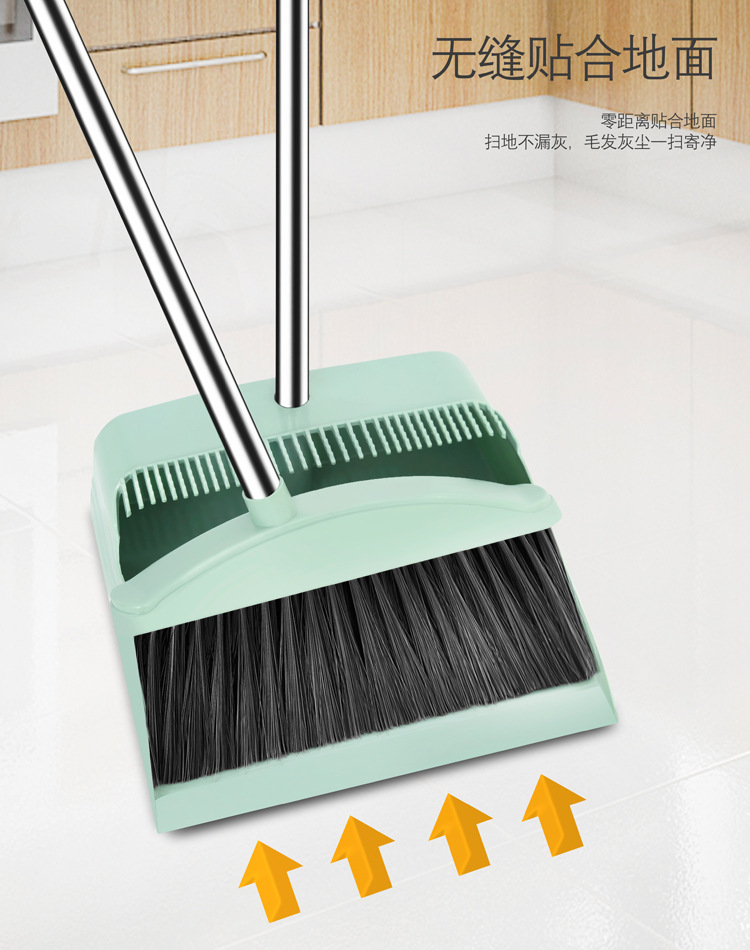 家用加厚扫把簸箕套装两件套魔术扫把三件套刮水拖把地板清洁用品详情8