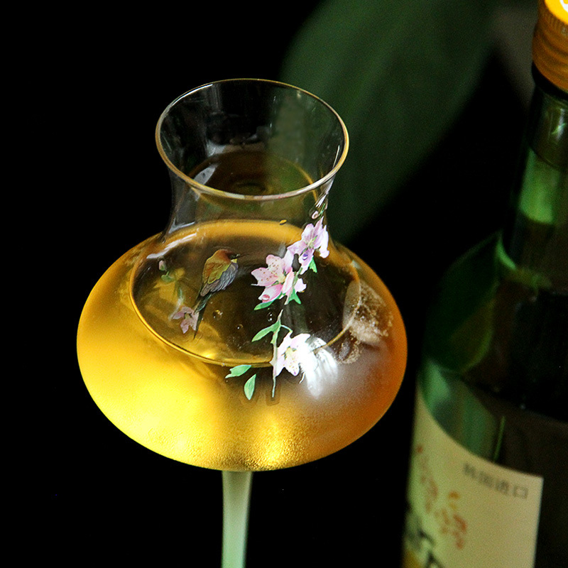 国潮香槟酒杯水晶玻璃鸡尾酒吧调酒品鉴杯闻香试酒威士忌高脚杯详情6