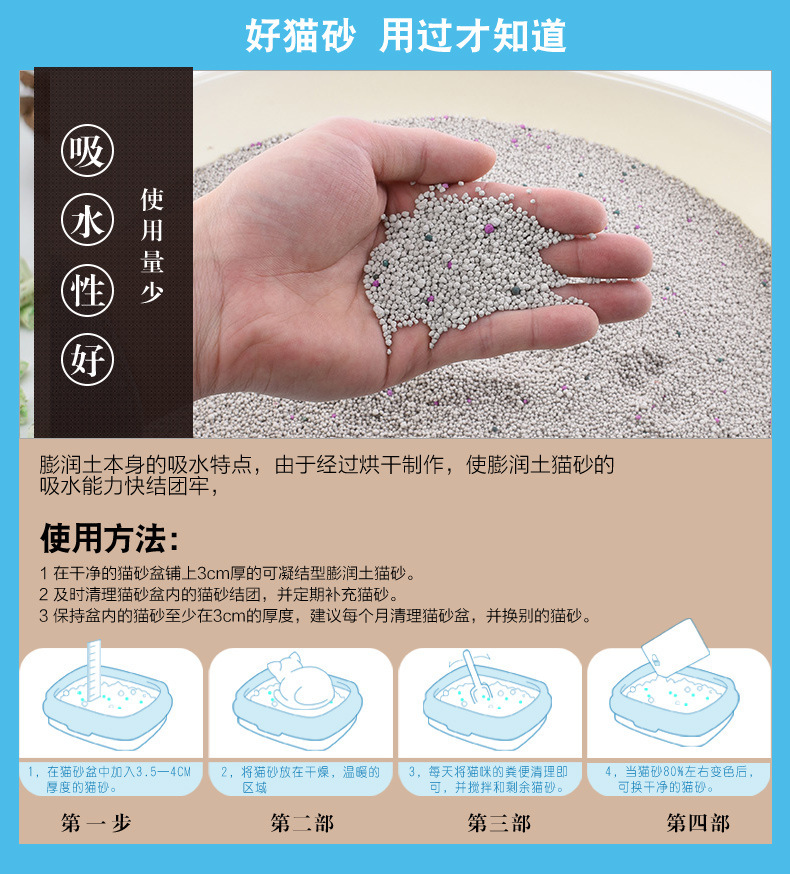膨润土猫砂现货批发柠檬猫砂包邮10公斤除臭结团猫沙低尘猫砂代发详情7