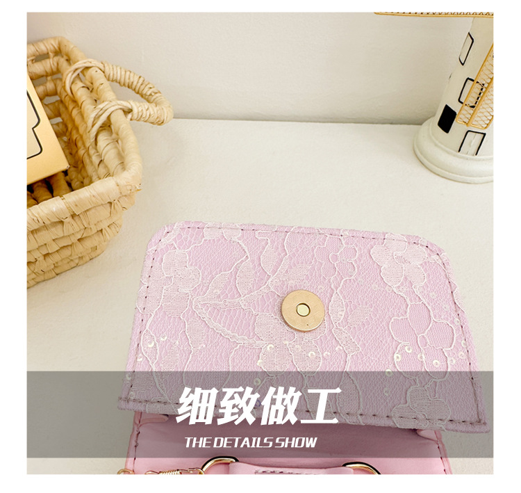 儿童配饰包新款洋气小众设计珍珠单肩斜挎包小女孩幼儿园链条手提详情7