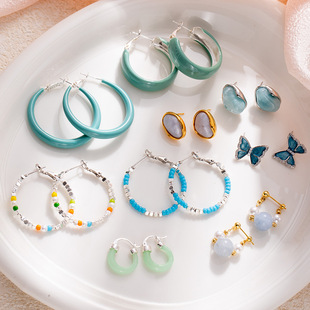 小红书法式复古精致mini花朵耳环轻奢高级感金色浪漫玫瑰花耳扣女详情21