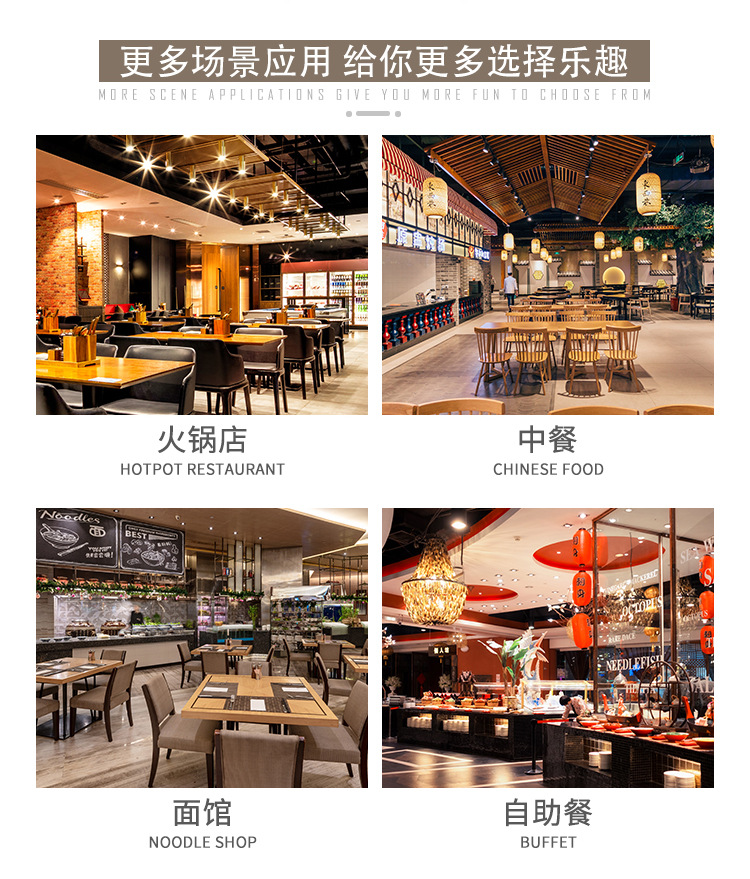 仿瓷餐具塑料圆形盘酒店餐厅菜盘盖浇饭盘子平盘商用密胺圆形骨碟详情4
