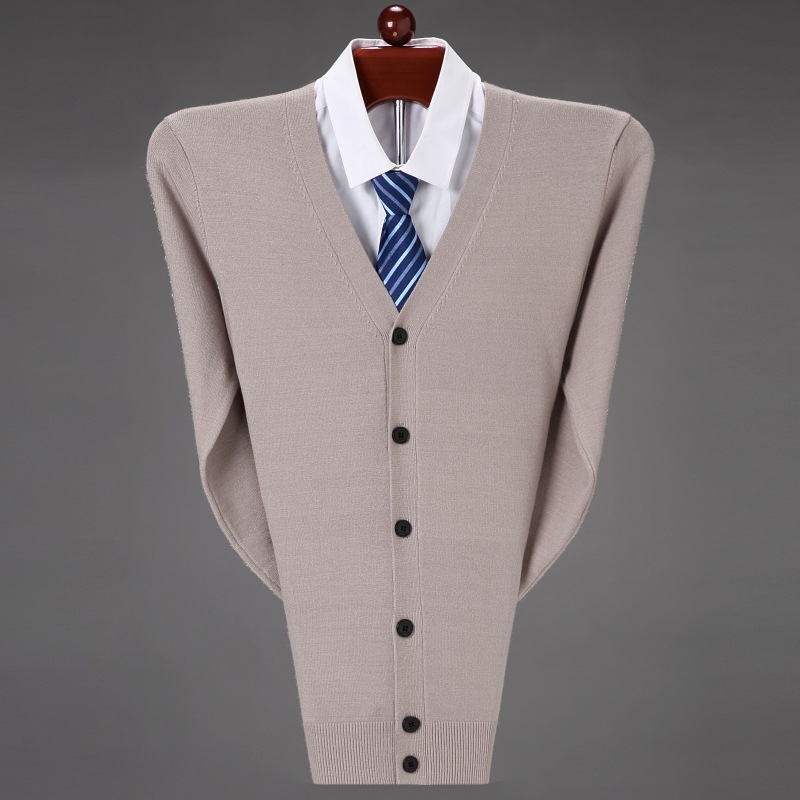 跨境外贸2024秋季新款针织开衫男薄款长袖纯色针织衫男士毛衣批发详情45