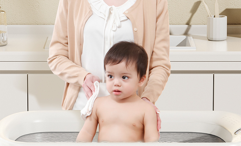 Changing table, baby care table, newborn diaper changing, massage and touch table, bathing and washing integrated with rollers pic 15