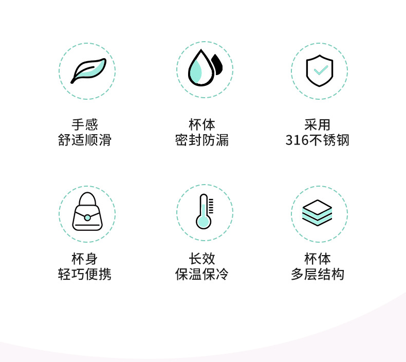 跨境直供316不锈钢保温杯运动户外吸管运动水壶便携大容量提手壶详情5