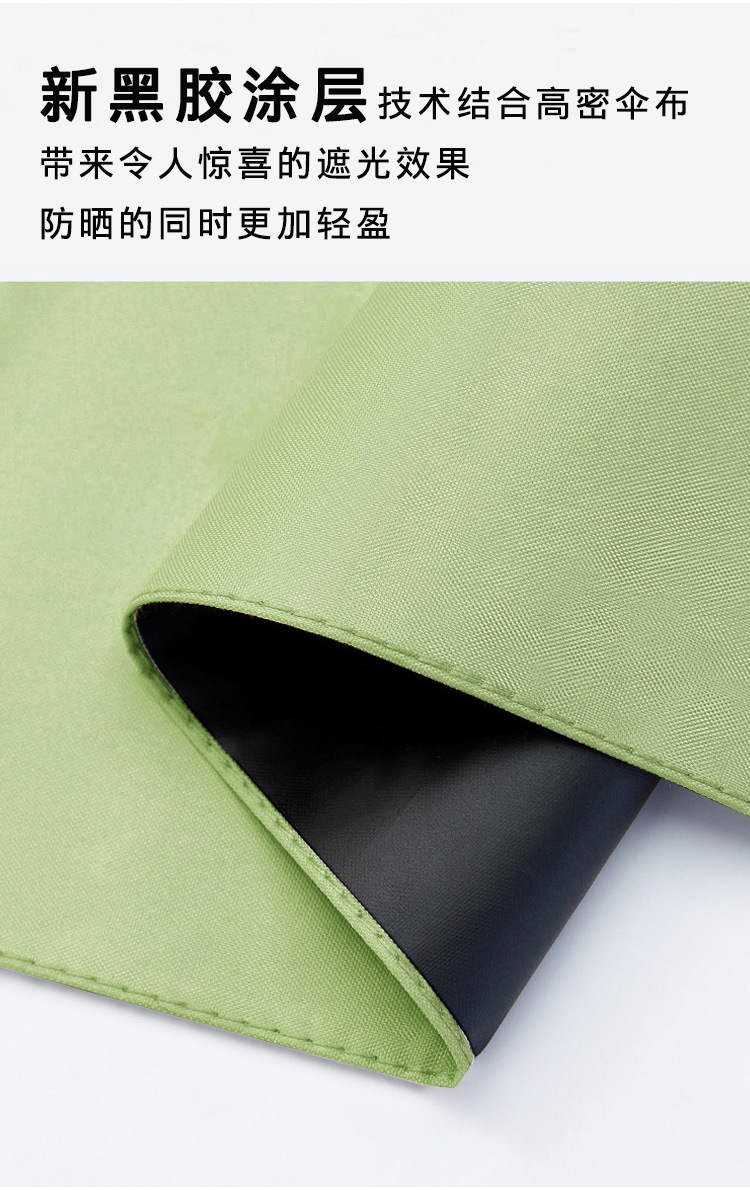 莫兰迪色胶囊伞ins雨伞便携太阳伞防晒女晴雨两用折叠遮阳五折伞详情9