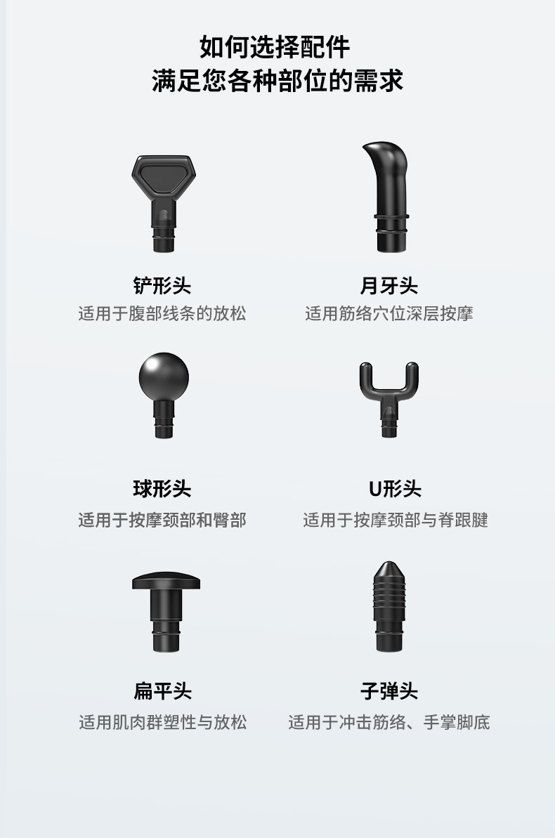跨境筋膜枪按摩器专业按摩仪肌肉放松冲击筋膜枪厂家直销批发爆款详情10