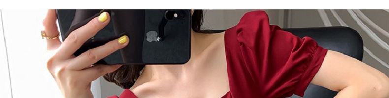 帮手描述图：2022夏季新款复古赫本风小黑裙胖妹妹收腰显瘦方