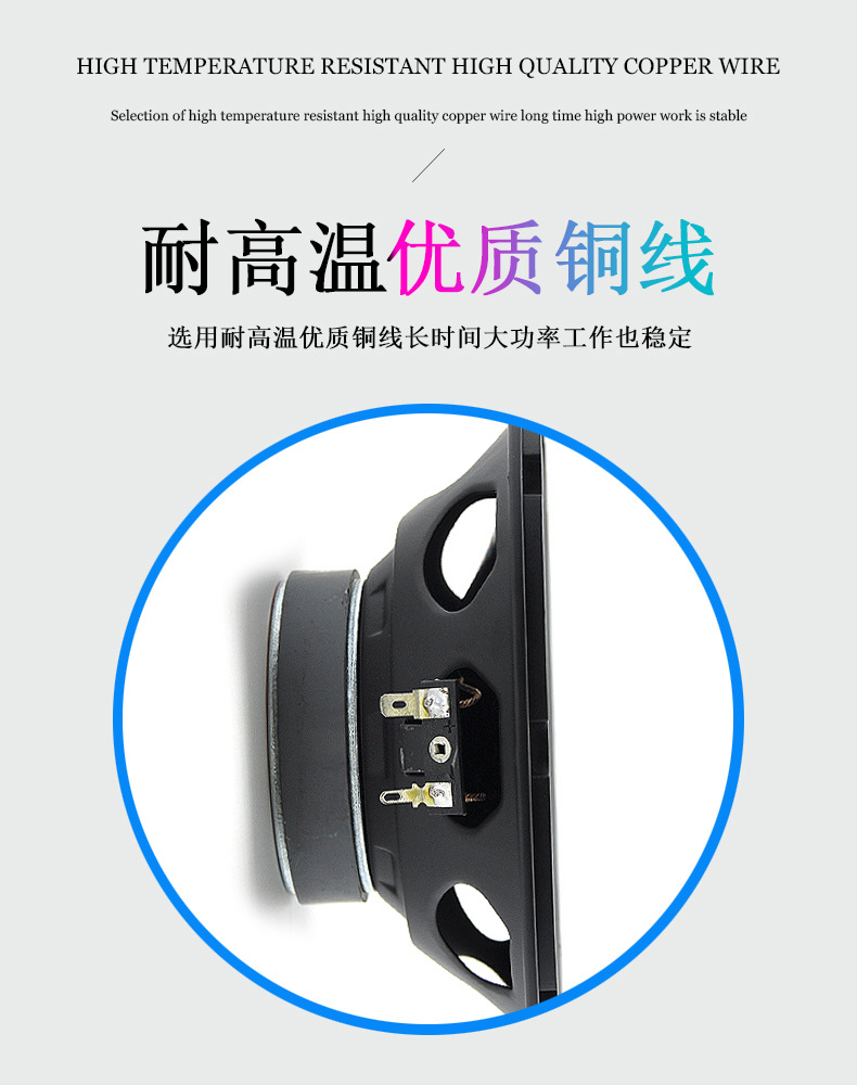 佩沃跨境新款厂家直销车载音响外放通用同轴喇叭小汽车扬声器详情7