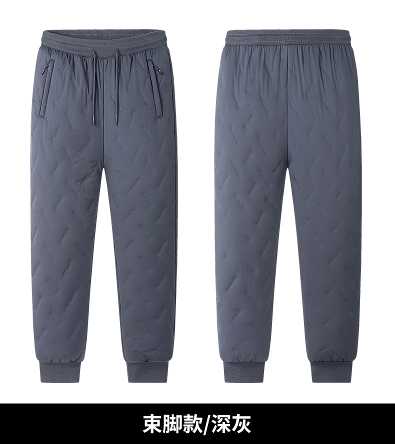 冬季棉裤男加绒加厚羊羔绒长款保暖裤子大码休闲运动裤男士外穿详情22
