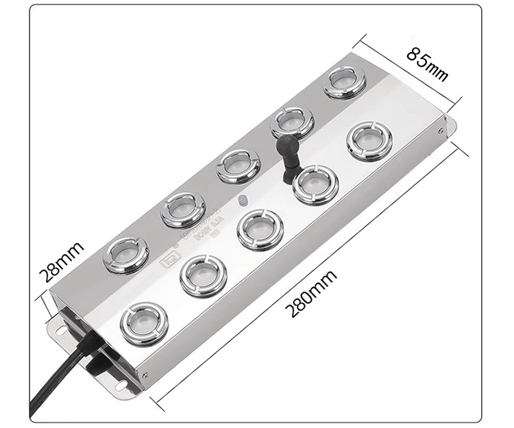 Ultrasonic atomization plates with four, six or ten heads for water pools, fish ponds, artificial hills and landscapes, atomization heads for creating fog and spraying pic 17
