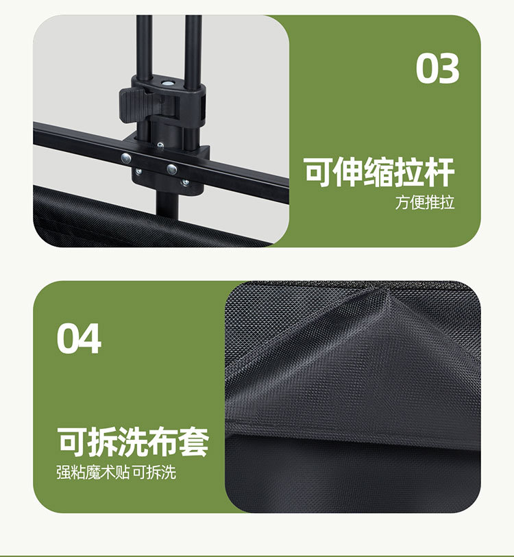 Lightweight camping trolley, picnic cart, portable campsite trailer, shopping cart, foldable home camping vehicle pic 15