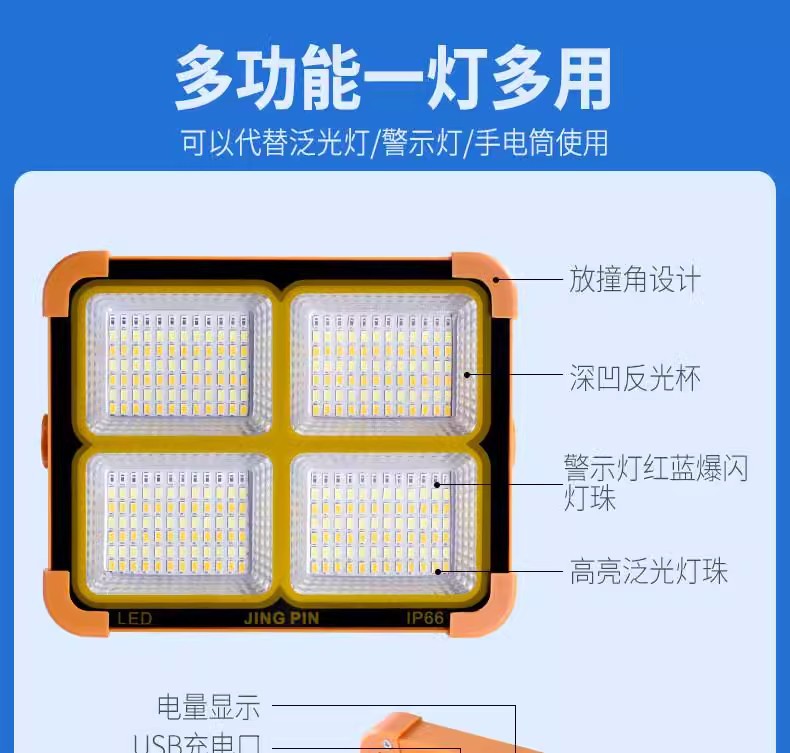 摆地摊夜市灯家用超亮led停电应急灯usb充电户外露营太阳能照明灯详情11