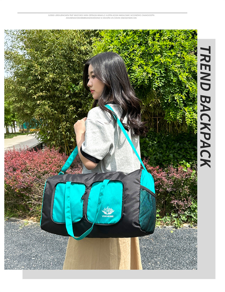 Yitu Warner Heim storage bag, large-capacity hand-held outdoor picnic bag, single-shoulder travel bag, fitness bag, luggage bag pic 15