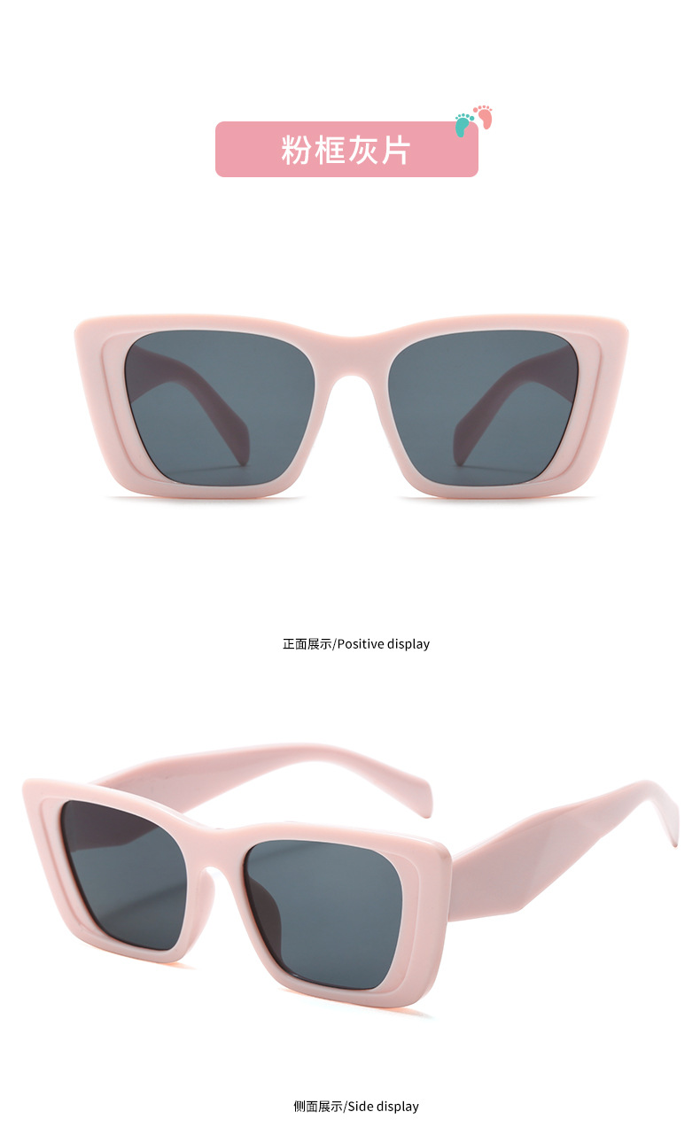 Nuevo estilo europeo y americano caja de niños gafas de sol gafas de protección uv moda hombres y niñas montar pasarela sombra gafas de sol lote pic 15