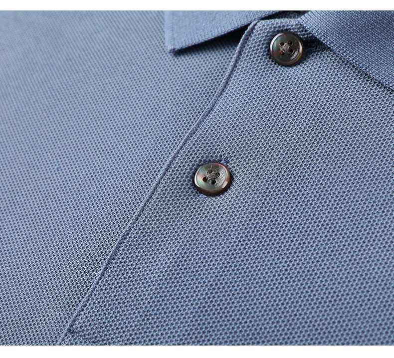 Hazzys genuine Hazzys short-sleeved T-shirt for men, pure cotton summer lapel business casual versatile half-sleeved Polo shirt pic 24