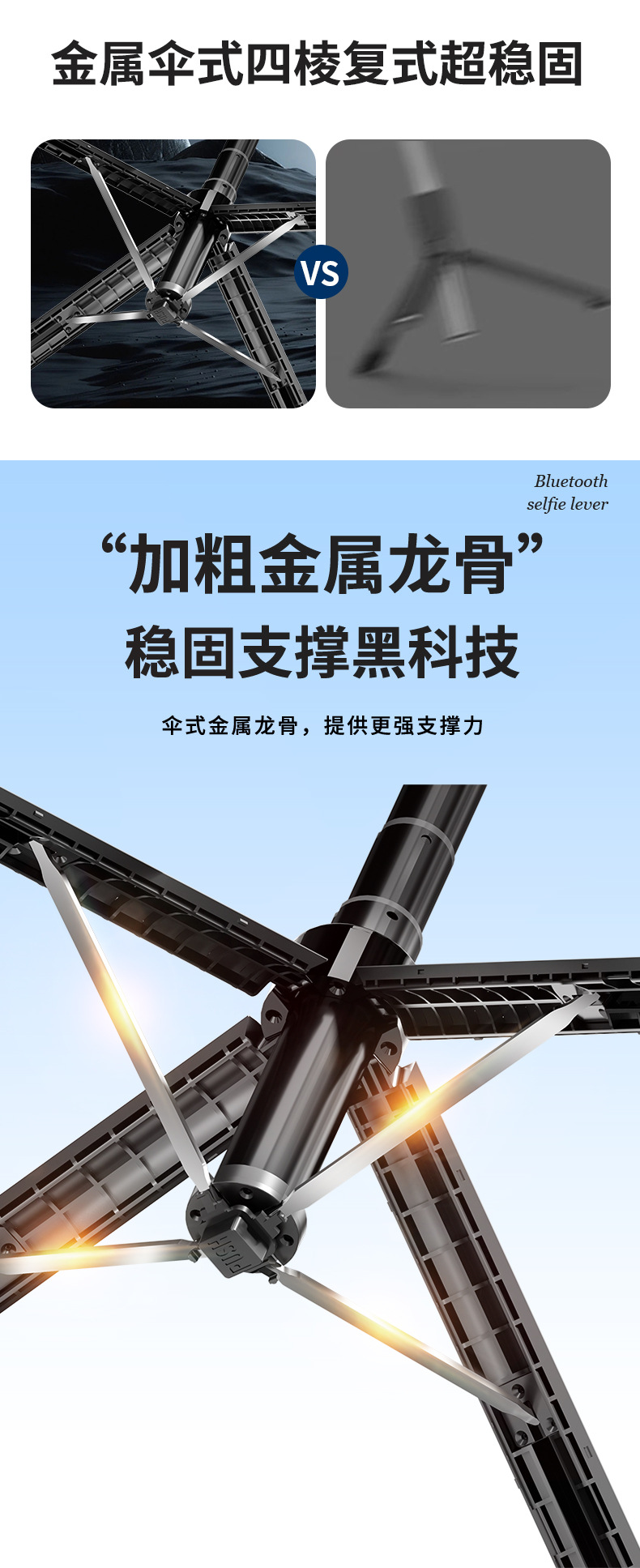 C12人脸跟拍支架1.8米抖音直播摄影视频追踪跟拍稳定器云台自拍杆详情9