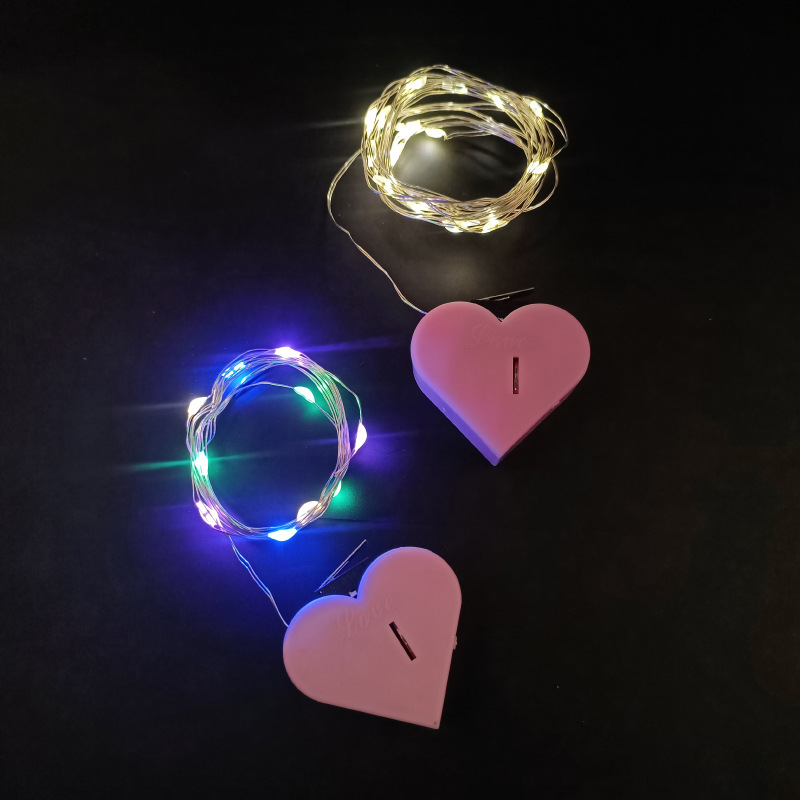 一米led灯串跨境灯带鲜花装饰星星灯条花束小彩灯串发光灯线批发详情9