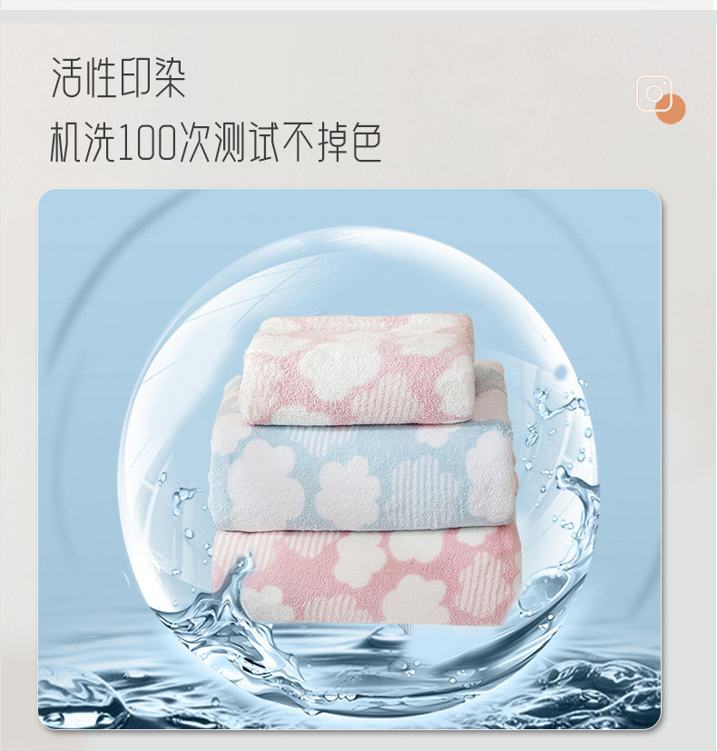 珊瑚绒抑菌强力吸水速干大浴巾成人家用柔软加厚毛巾浴巾批发套装详情15