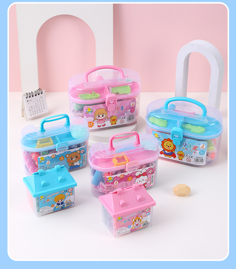 Jingjing ultra-light Clay plasticine Toy Manufacturer, 24-color diy handmade wheat clay toys for children. Wholesale pic 13