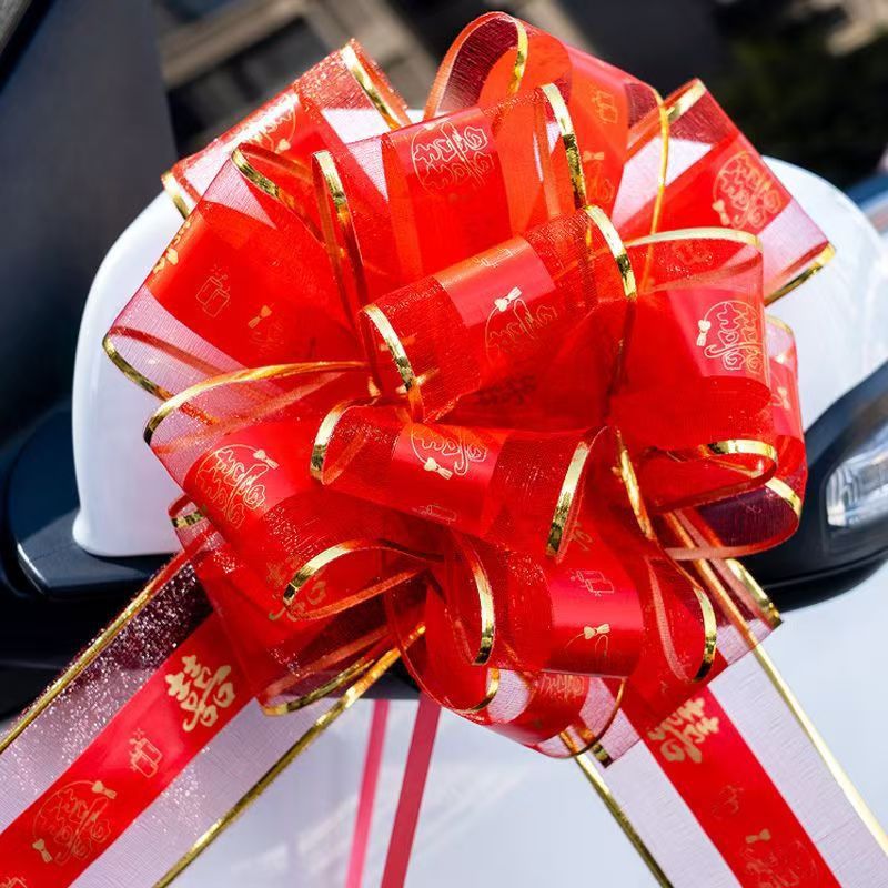 新款结婚拉花蝴蝶结婚车门把手装饰婚庆用品婚房全套布置汽车婚礼详情10
