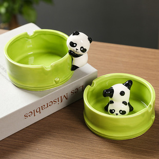 陶瓷烟灰缸家用可爱高级感轻奢简约酒店商务简约风煙灰缸创意烟缸详情1