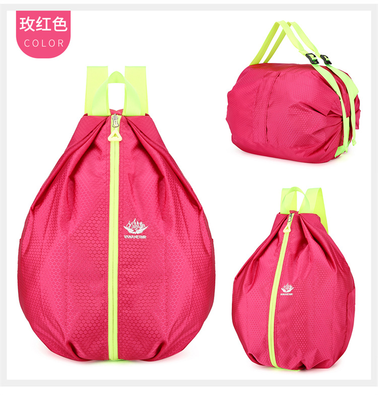 Yitu Warner Heim backpack, foldable portable storage bag, large capacity basketball bag, drawstring bag, drawstring backpack pic 33