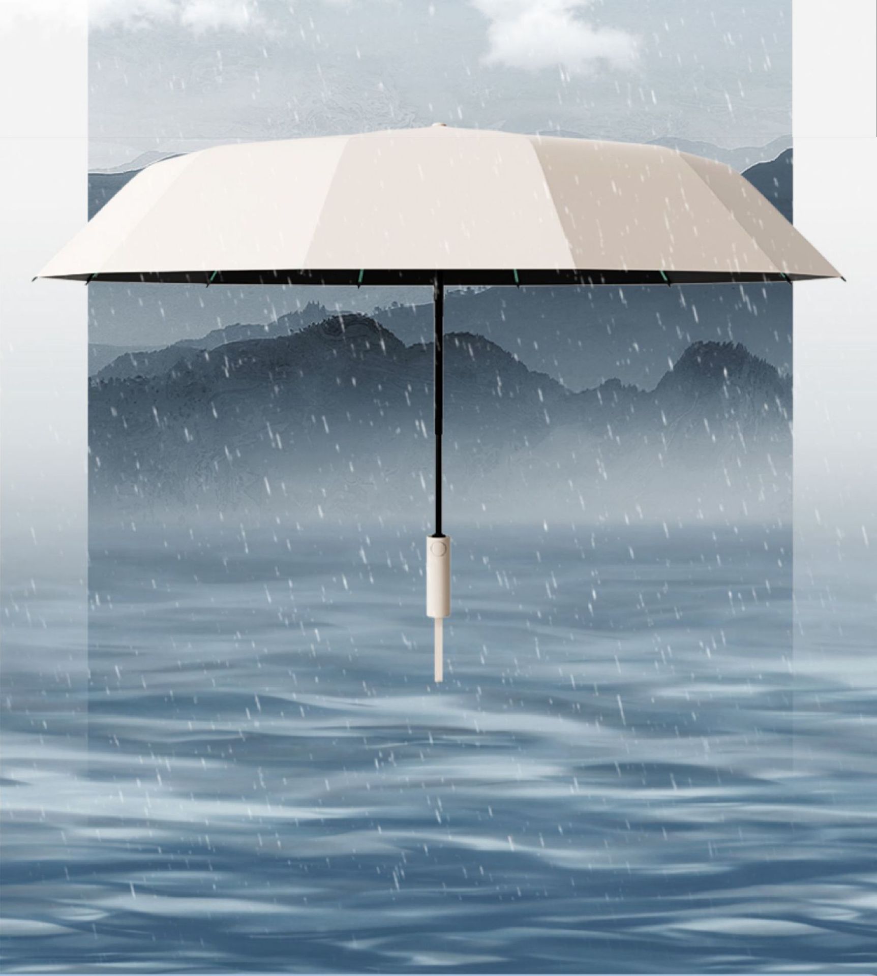 60骨伞晴雨两用全自动男士伞定制批发雨伞折叠伞高级感遮阳太阳伞详情21