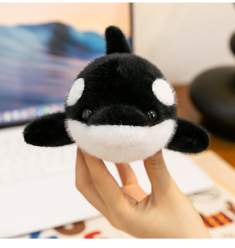 Ocean Series Black Tiger and Whale plush toys, aquarium souvenirs, Seal Palm Treasure event, and shark spray pic 17