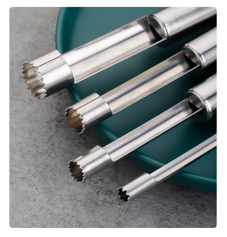 Manufacturer's creative multi-functional manual chili core remover, kitchen small tool, stainless steel hawthorn and red date core remover pic 13