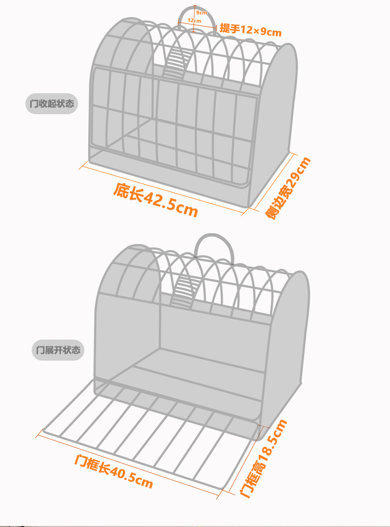 藤编手提猫笼宠物窝猫包宠物用品藤编猫笼详情4