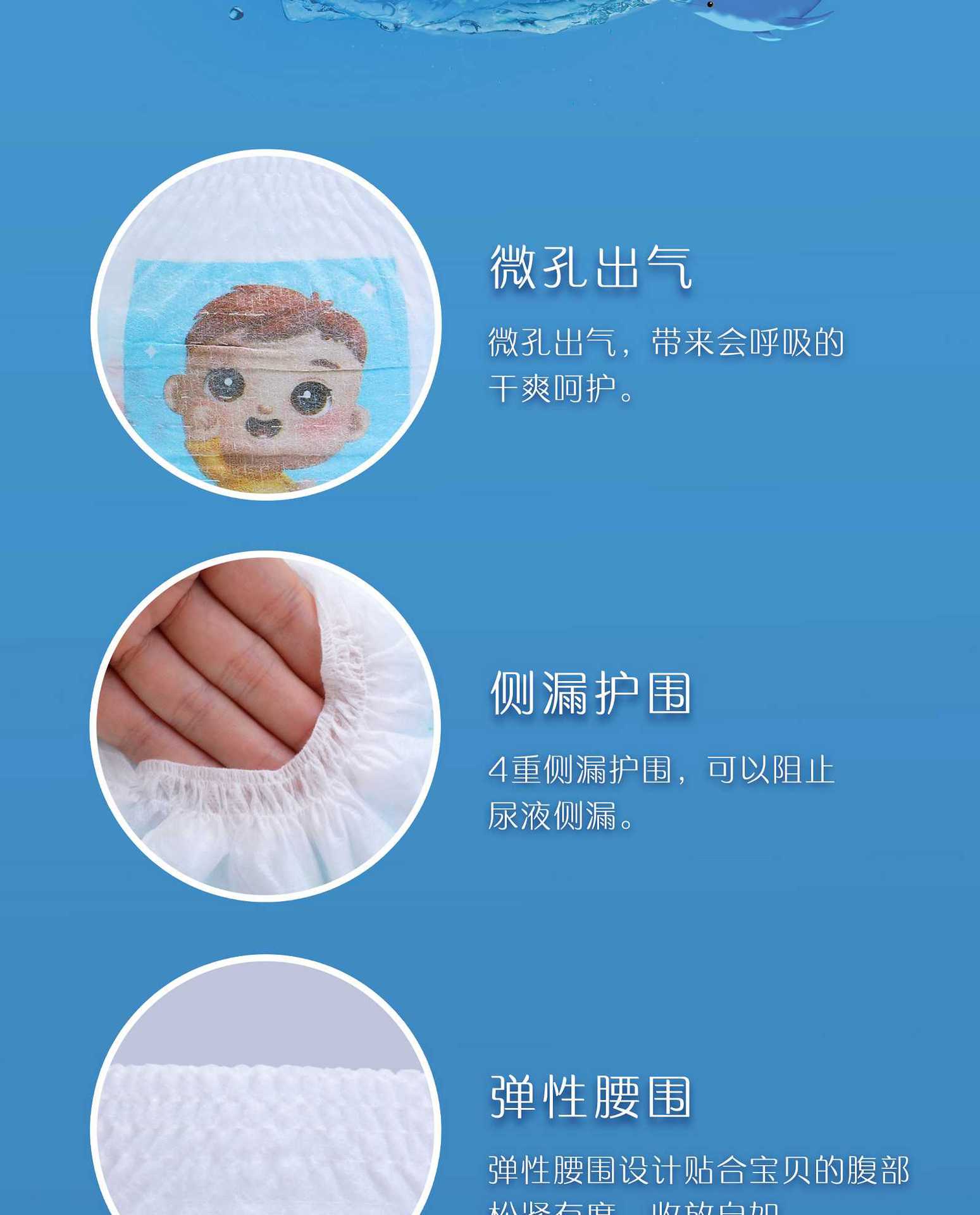 婴儿一次性游泳纸尿裤宝宝一次性游泳裤防水纸尿裤游泳馆现货批发详情7
