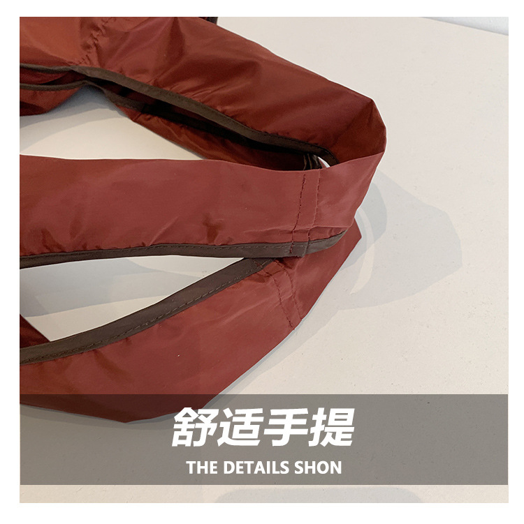 2026新款韩版折叠购物袋大容量收纳袋防水超市手提托特包环保布袋详情5