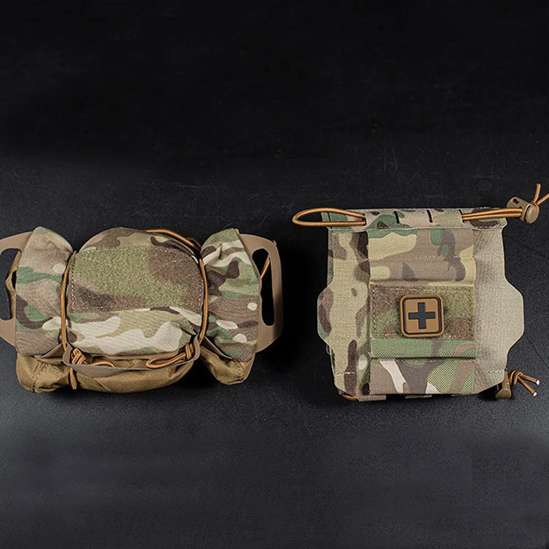 Outdoor hiking quick pull-out bag CS Tactical travel MOLLE accessory Bag Mountain climbing waist bag First aid medical kit pic 6