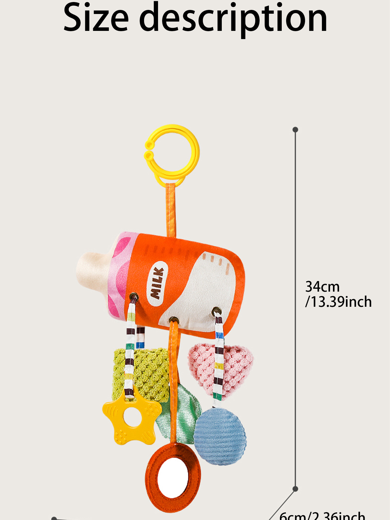 热销婴儿玩具床铃螃蟹抽抽乐床挂摇铃安抚手推车圣诞挂件代发详情17