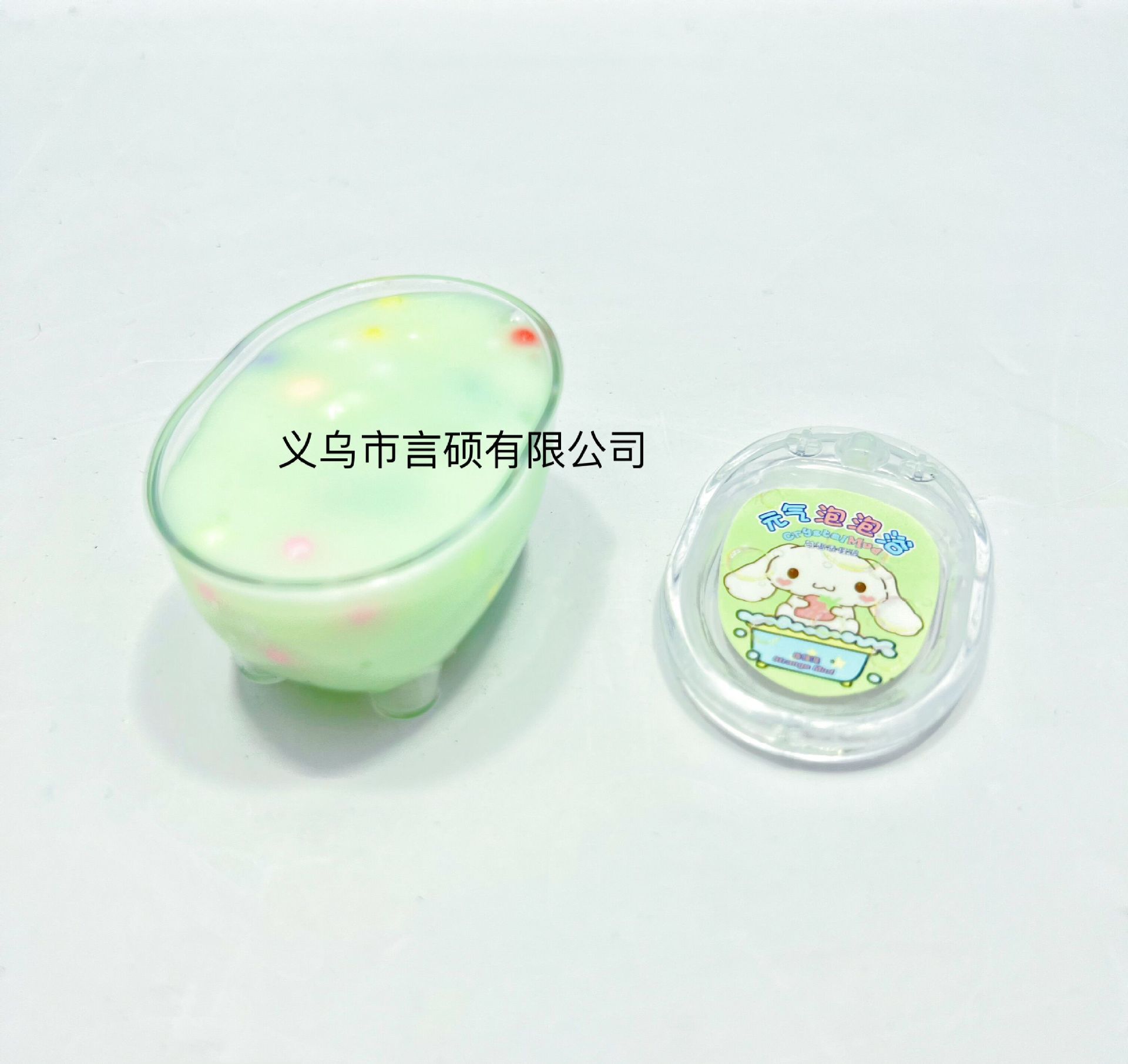 十二星座起泡胶24入高透M胶闪闪加料起泡胶水晶泥爱心史莱姆批发详情26