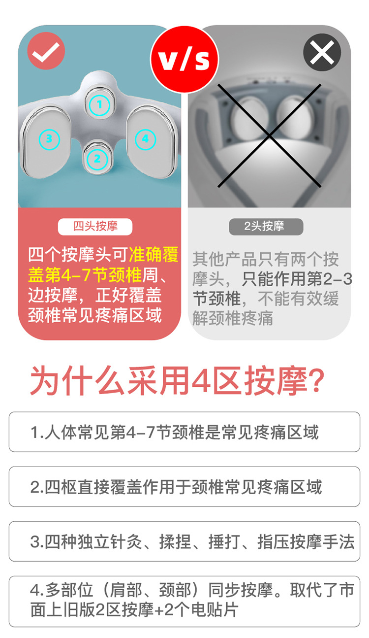 Wholesale business gift hot compress cervical massager, neck shoulder and neck massager, neck wonder, spinal neck protection K80 pic 9