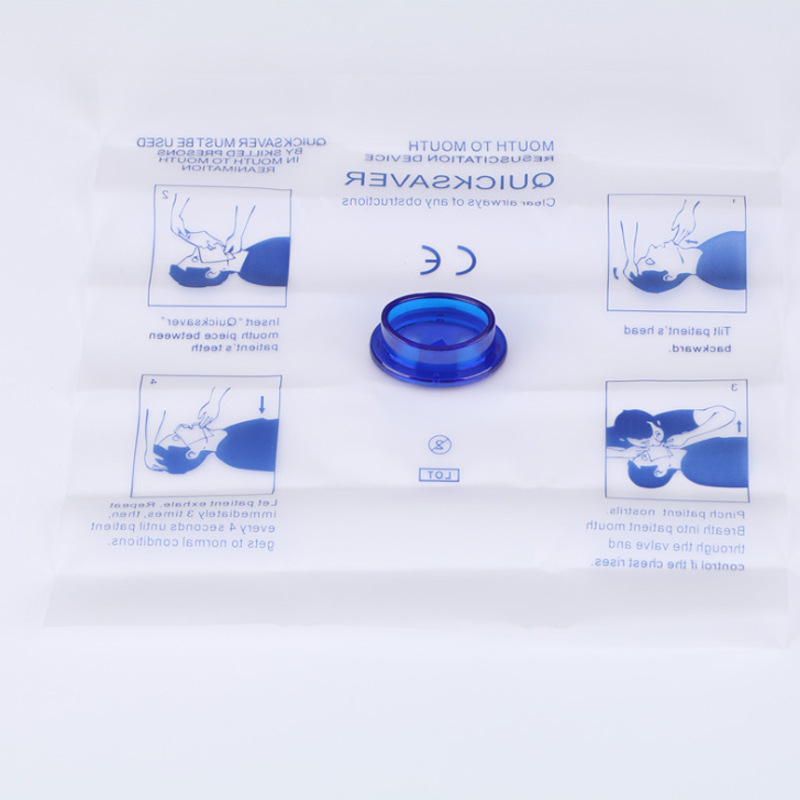 CPR artificial respiration masks, mini first aid disposable mouth-to-mouth portable first aid respirators exclusively for foreign trade pic 7