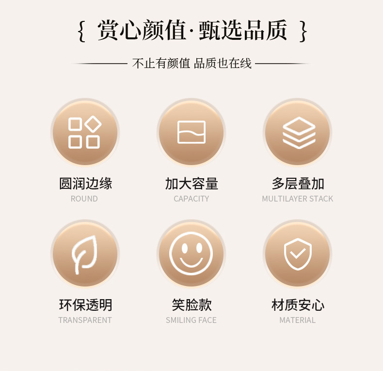 四合一水果食品保鲜盒 可进微波炉上班族便当盒 便携塑料密封饭盒详情10