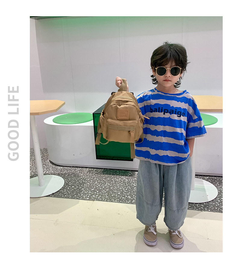 幼儿园小孩书包韩版可爱简约男女童轻便小背包户外出游儿童双肩包详情10