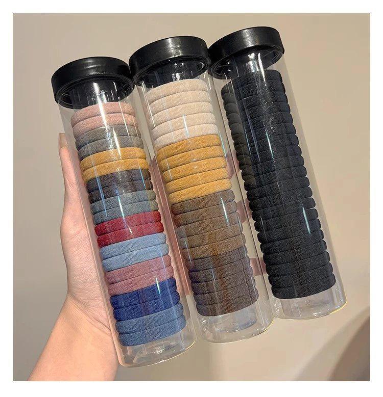 简约基础百搭头绳高弹力扎头发橡皮筋女高马尾发绳发耐用发圈头饰详情6